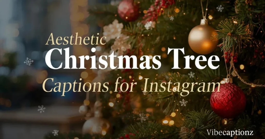 Aesthetic Christmas Tree Captions for Instagram