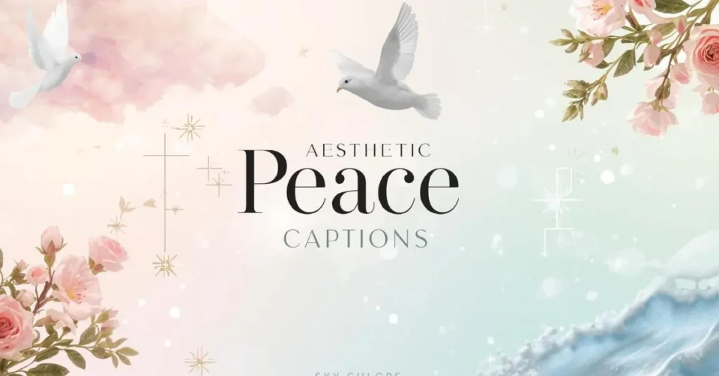 Aesthetic Peace Captions for Instagram