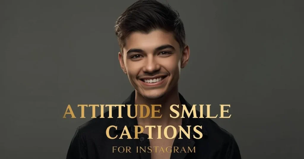 Attitude Smile Captions for Instagram