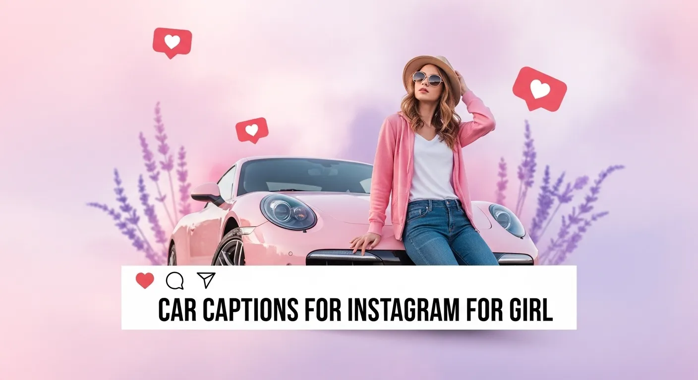 Car Captions for Instagram for Girl