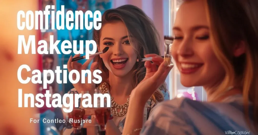 Confidence Makeup Captions for Instagram