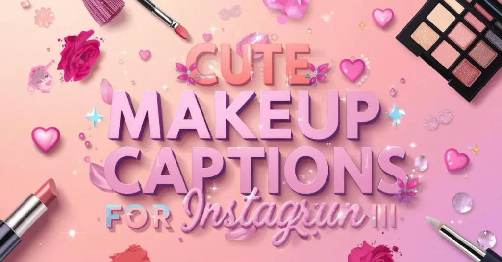 Cute Makeup Captions for Instagram