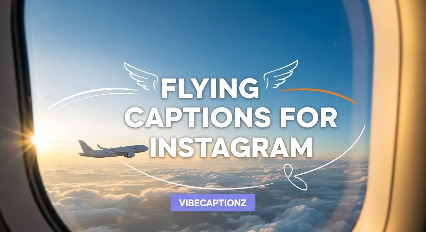 Flying Captions for Instagram