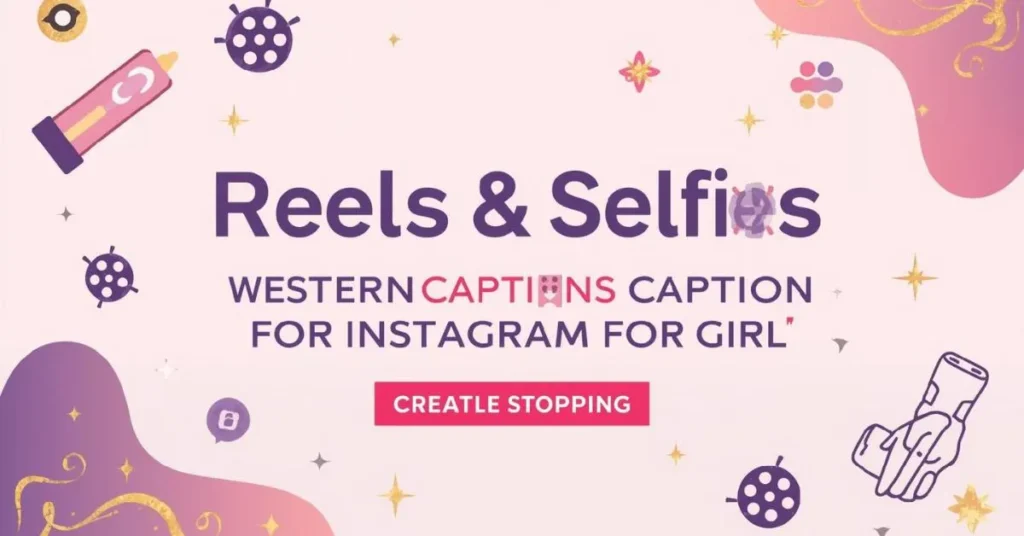 Reels & Selfies Western Captions for Instagram for Girl