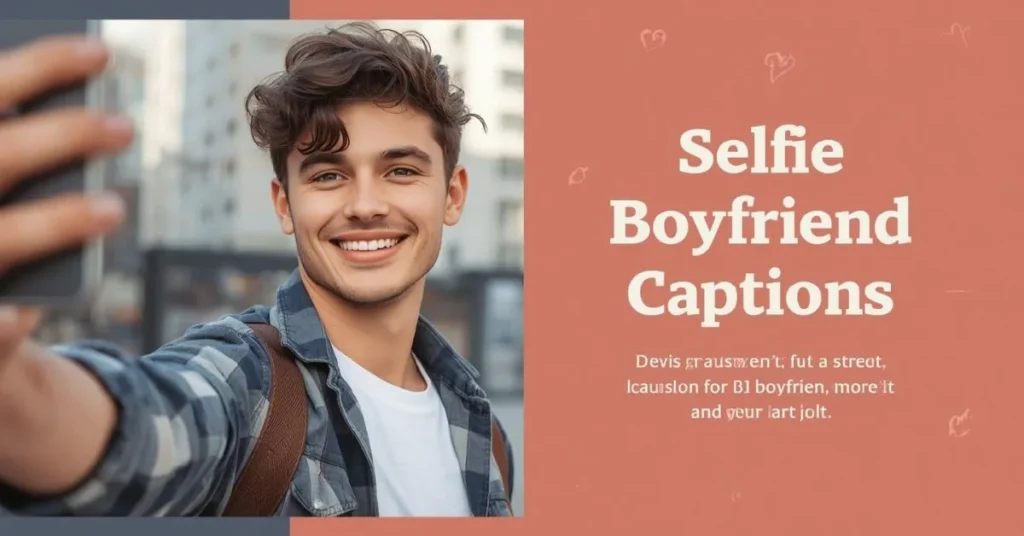 Selfie Boyfriend Captions for Instagram