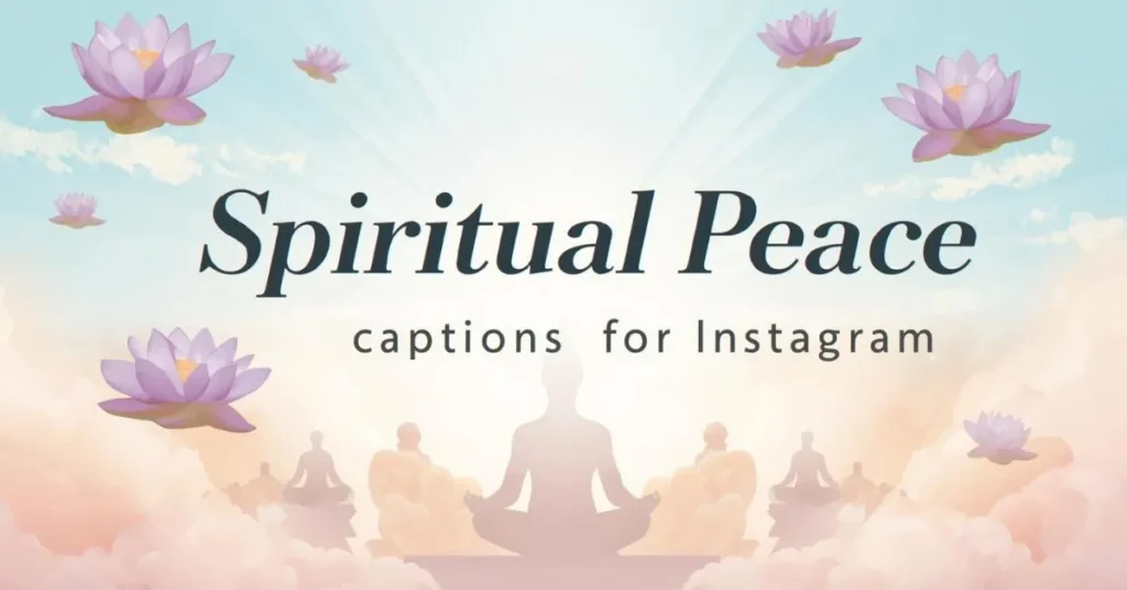 Spiritual Peace Captions for Instagram