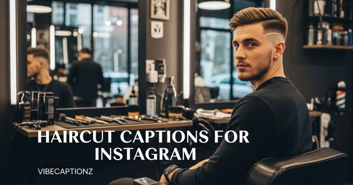Haircut Captions for Instagram