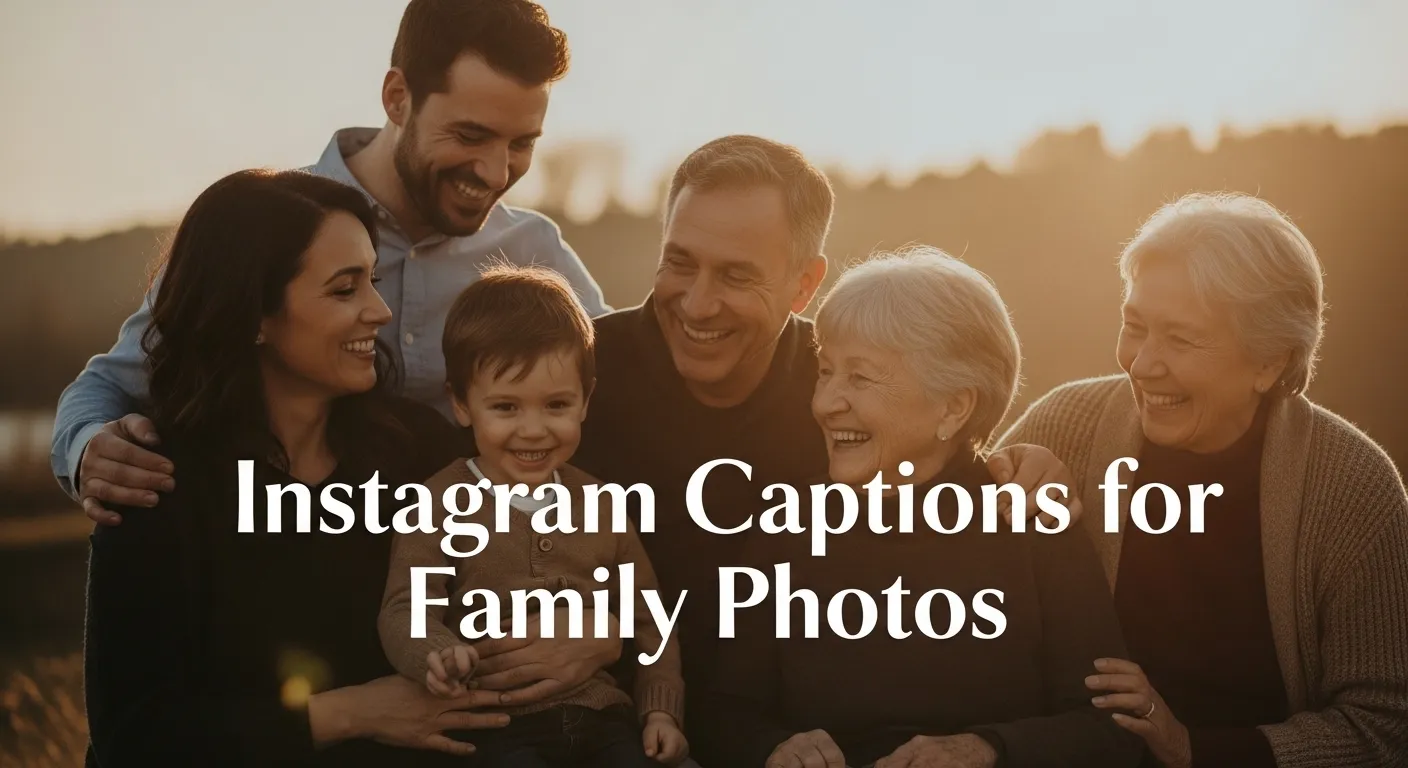 Instagram Captions for Family Photos