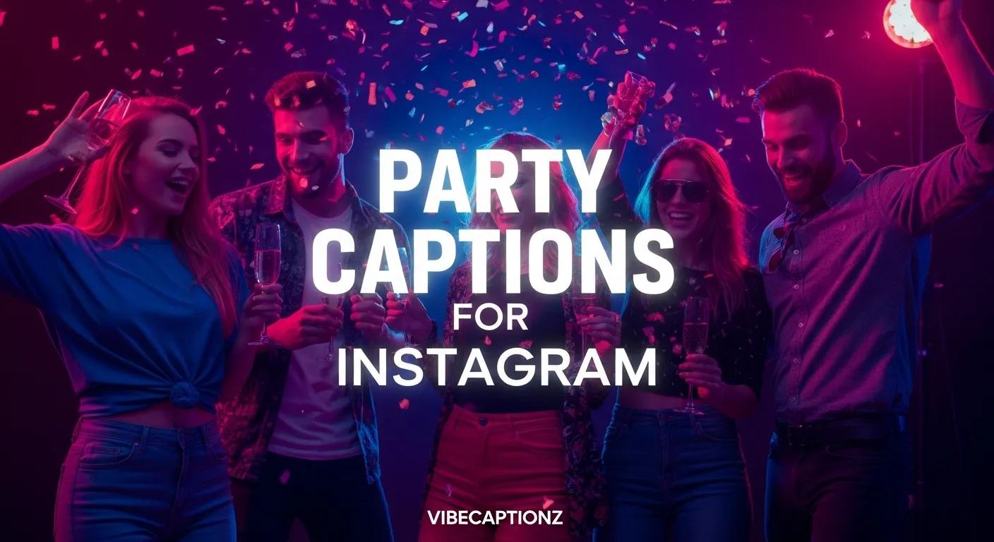 Party Captions for Instagram