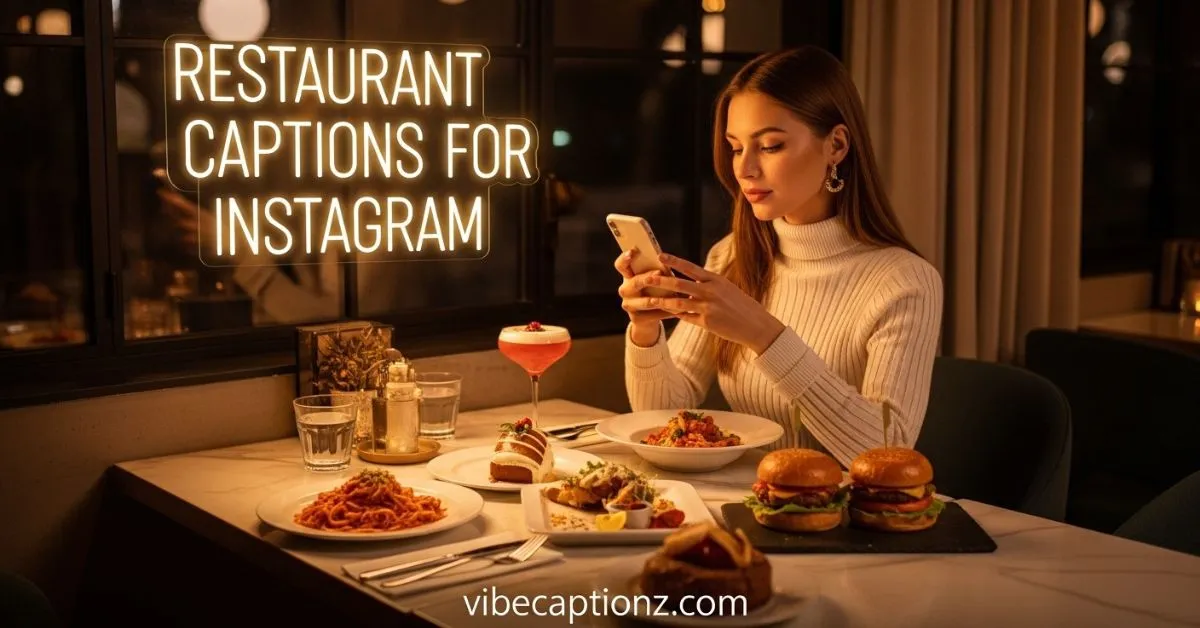 Restaurant Captions for Instagram