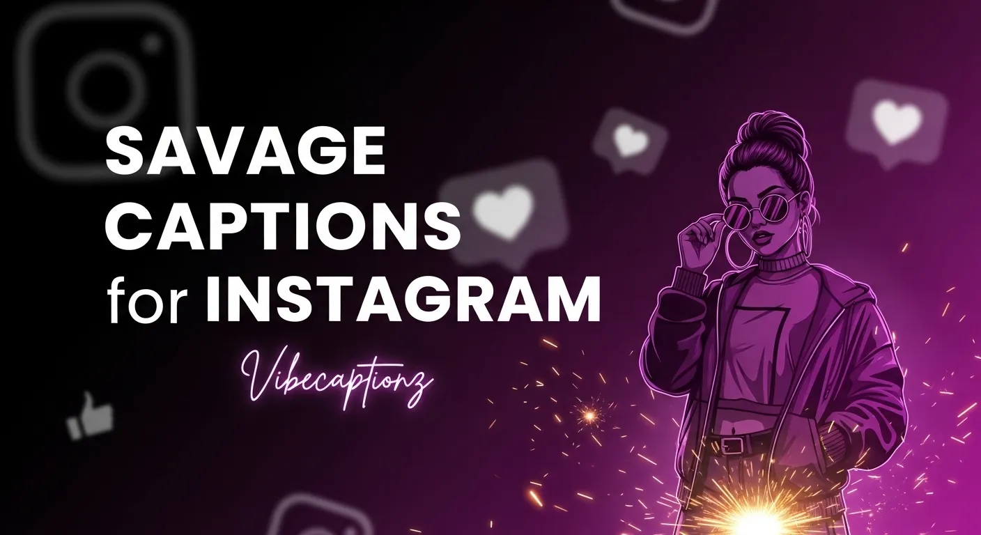 Savage Captions for Instagram