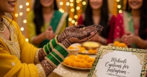 Mehndi Captions for Instagram